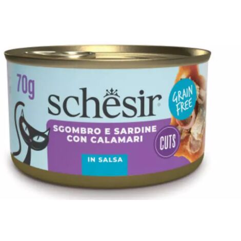 Umido Gatto - Schesir Grain Free Sardine e Calamari 70 gr