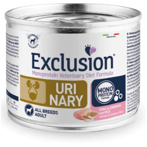 Umido Gatto Urinary - Maiale&Piselli 85g Exclusion
