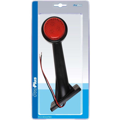 Umrissleuchte 1224v rotweibernstein 166x193mm led links im blister