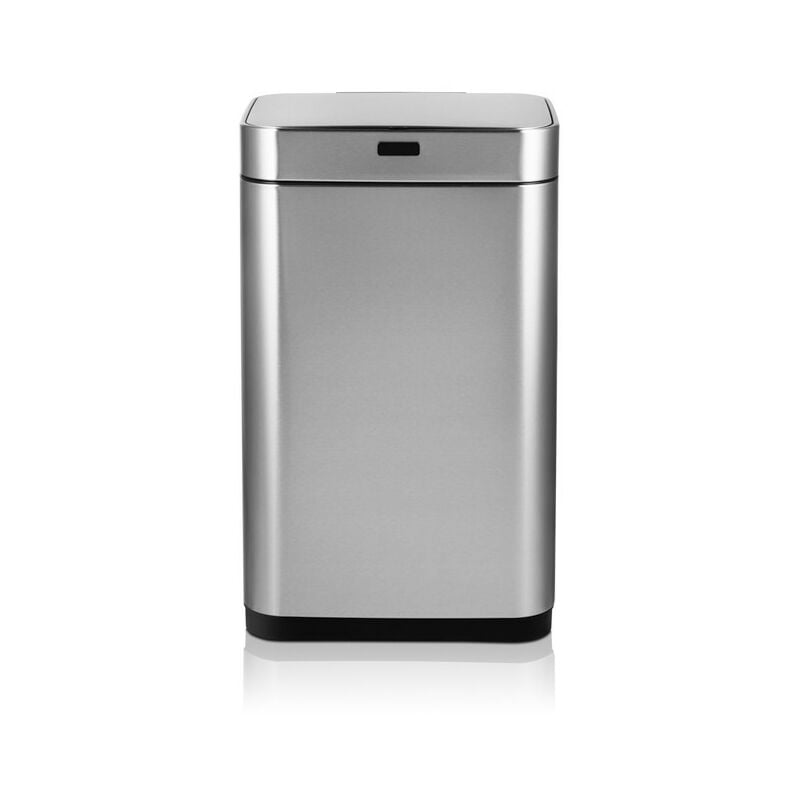 

UMUZI CLEANING Cubo de cocina doble 75L color Plata, cubo doble antiolor, cubos dobles con Sensor Reciclaje y basura