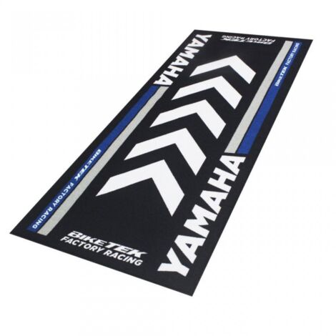 Umweltmatte biketek garage matt schwarz weiß grau blau für
