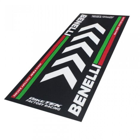 Umweltmatte biketek garage matt schwarz weiß grün rot für