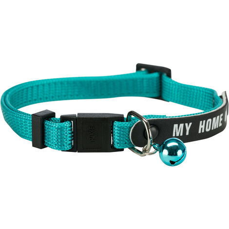un Collier chat avec bande mon adresse couleur aléatoire - Trixie - Multicolor