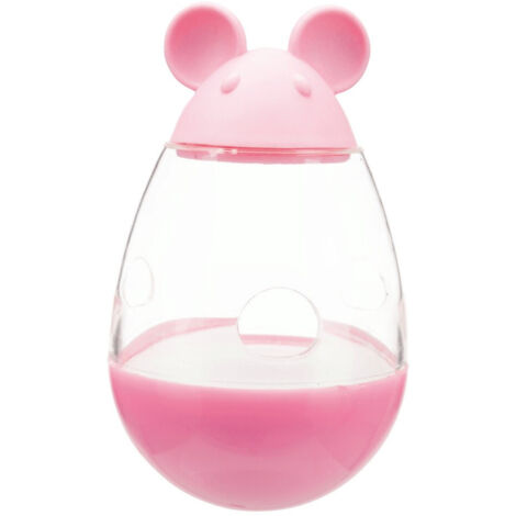un dispenser per gatti da 9 cm a forma di topo. Colore casuale.