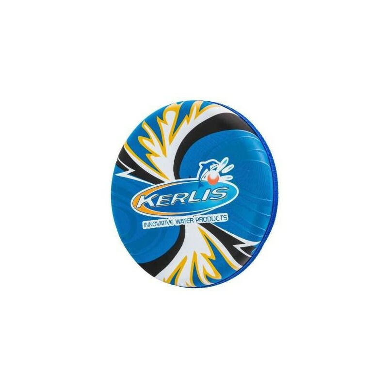 Kerlis - un disque volant néoprène 24 cm - couleur bleu pour jeux piscine Bleu