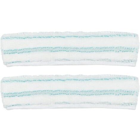 Un ensemble de 6 tampons de nettoyage en microfibre, compatibles avec le nettoyeur de vitres Leifheit M 51164.