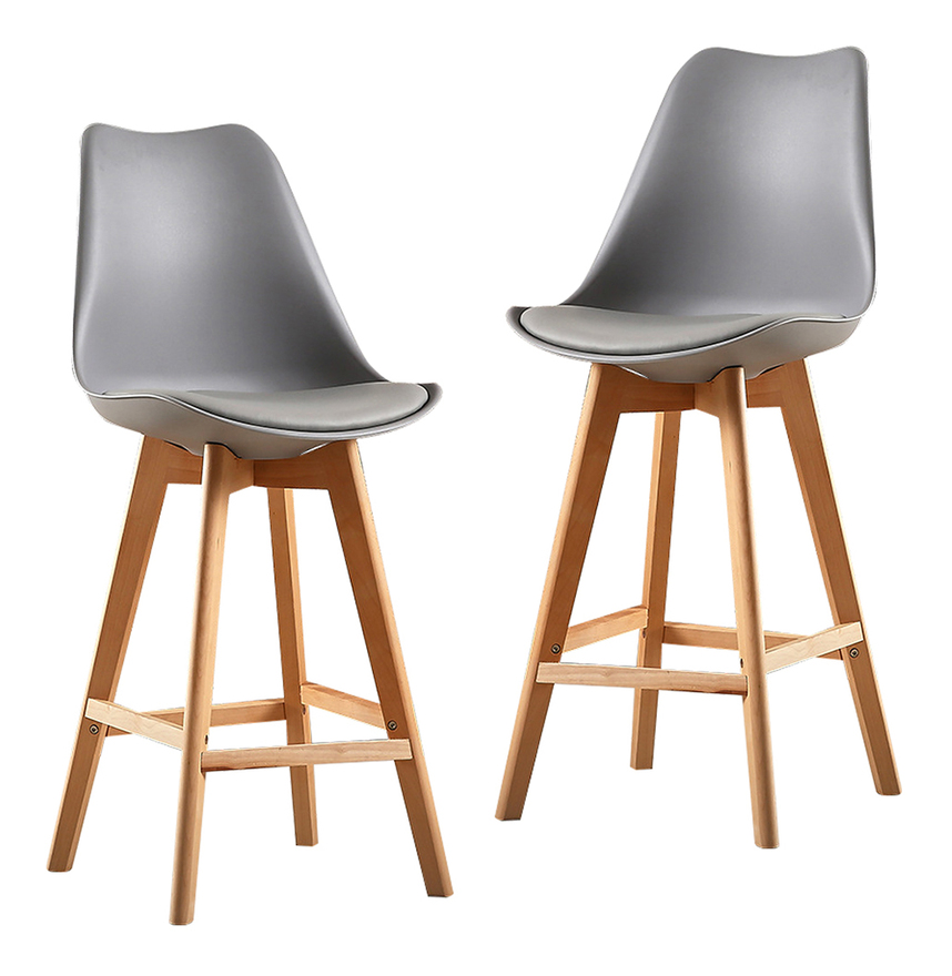 <strong>jeobest</strong> - un ensemble de deux chaises bar style scandinave a l'exterieur couleur envoyee au hasard