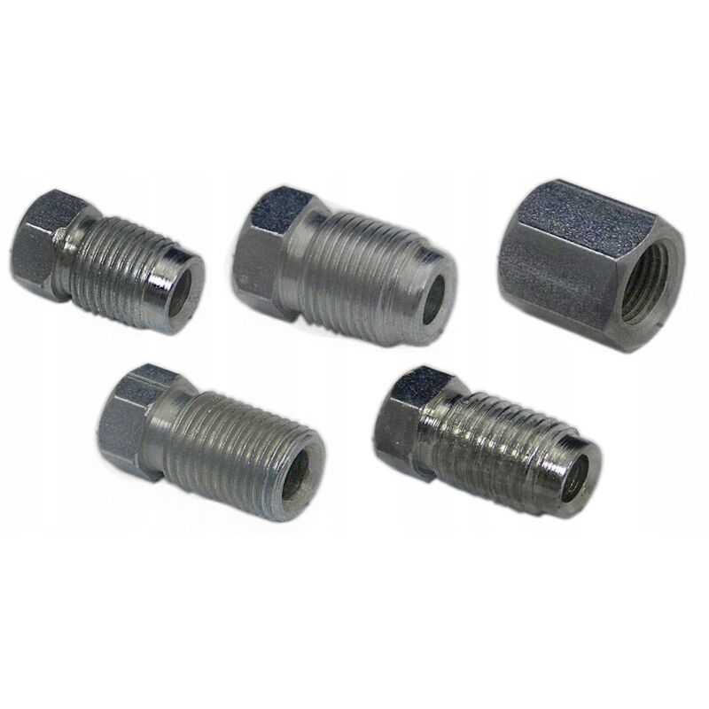 Un ensemble de raccords typiques pour conduites de frein rigides - 100 éléments