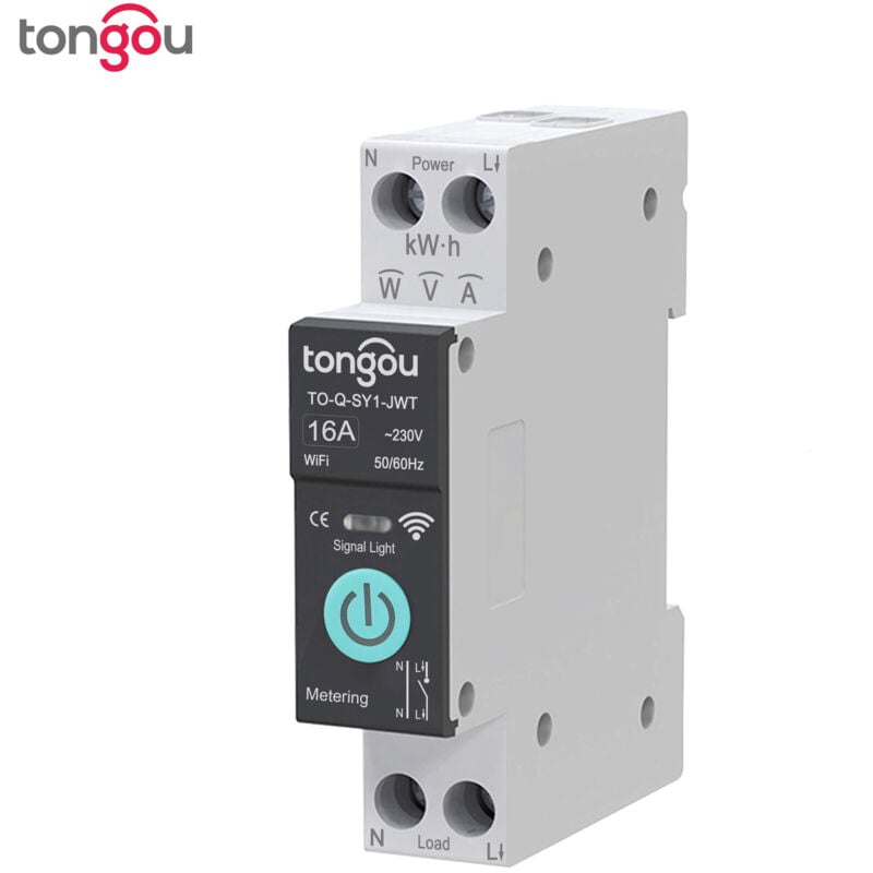Tonchean - Un interrupteur intelligent tuya WiFi, contrôle à distance sans fil, contrôle mobile à distance, minuterie de comptage, maison
