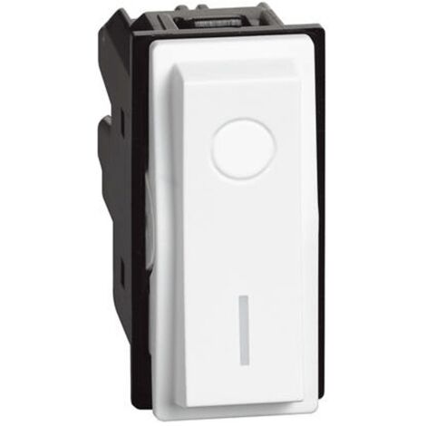 Un interruptor Bipolar, Bticino Living Now 2P 16A color Blanco KW4002