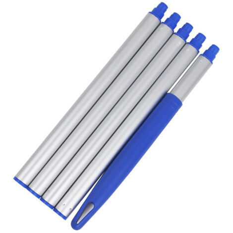 Un jeu de tiges de rechange pour poteaux télescopiques de piscine, 5 tiges filetées, robustes.
