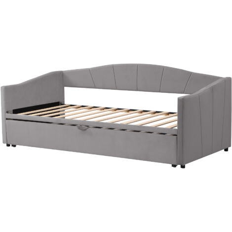 Un lit double minimaliste de style nordique, caractérisé par un design spacieux et une robustesse à toute épreuve. Il repose sur une structure pliante multifonctionnelle et extra-large