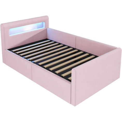 Un lit double minimaliste de style nordique, caractérisé par un design spacieux et une robustesse à toute épreuve. Il repose sur une structure pliante multifonctionnelle et extra-large