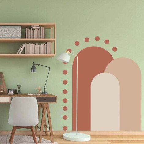 Un lot de Stickers Muraux Autocollants Muraux Arche Boho Décoration Murale