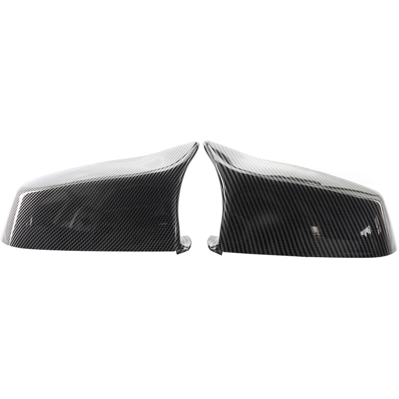 

Un par de carcasas de espejo de marcha atras modificadas para BMW E60 F10 F12 F13 F01 F02 F11 F07 F18 E63 E64 K18370 GZ.FK013GL R (TW),Negro,