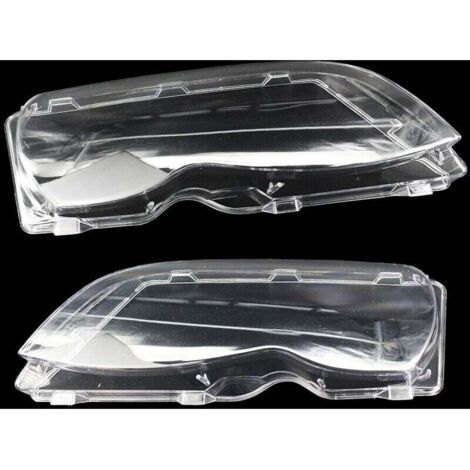 Un par de lentes de faro delantero de repuesto para BMW E46 3 Series 4 puertas 02-05