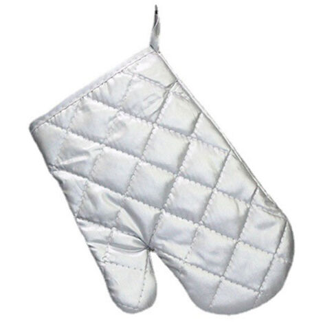 Un par de manoplas para horno, guantes gruesos resistentes al calor para cocinar en el microondas, accesorios de cocina anti-quemaduras de alta temperatura.