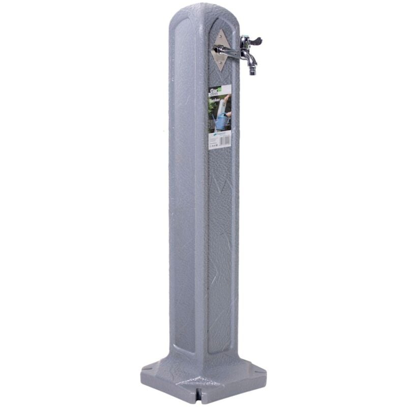 Tresice France - prosperplast Poteau de jardin avec robinet tanker 24x24x90 cm en gris