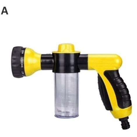 UN - Pistolet à eau, buse de tuyau, lave-auto, Jet d'arrosage de jardin, Jet d'arrosage à haute pression, Lan