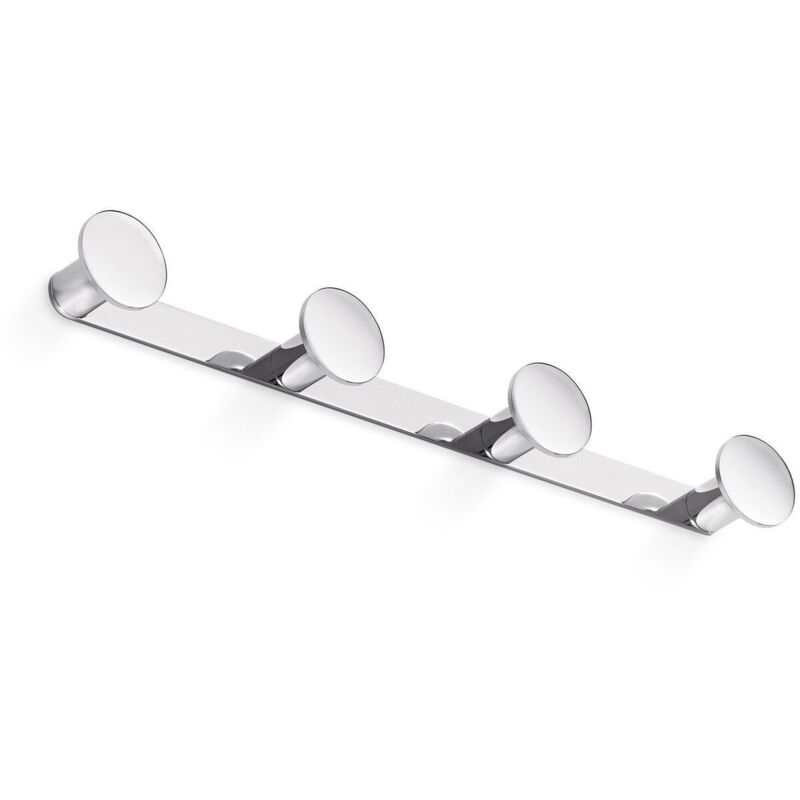 Inda - Porte-manteau Quadruple One en chrome poli