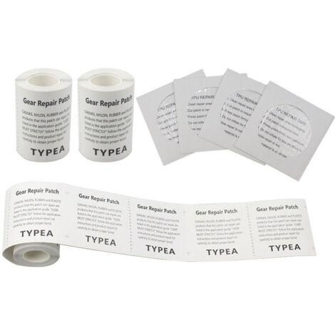 Un rouleauTPU Tape Transparent Tenacious Flex Corrige la Réparation des Autocollants pour Les Tentes de Camping, Sacs à Dos, Auvents, Canots Pneumatiques et Matelas Gonflables 7 × 7cm