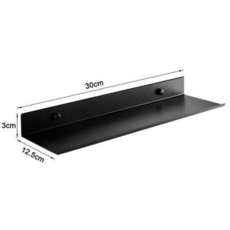 Un set di 2 ripiani salvaspazio in alluminio per il bagno, 3012,53 cm, adatti per WC, facile installazione