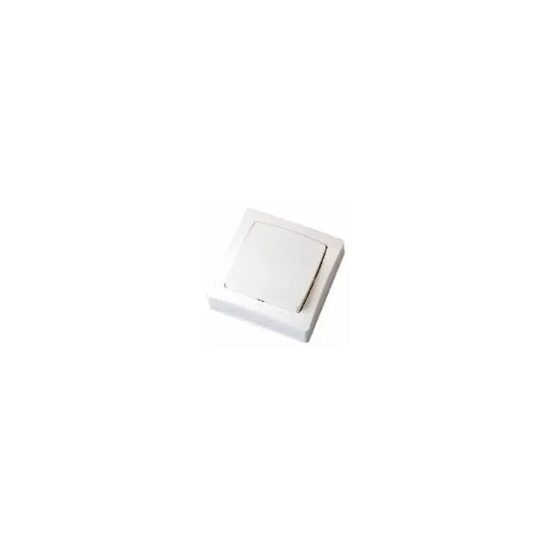 

Un solo interruptor, blanco Blok
