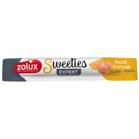 un Stick crème poulet fromage SWEETIES 14 g pour chien - zolux