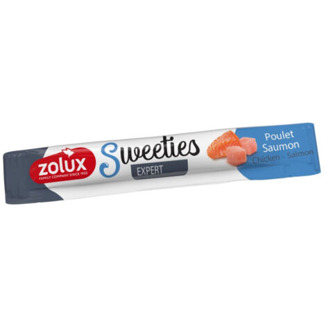 un Stick crème Poulet Saumon SWEETIES 14 g pour chien - zolux