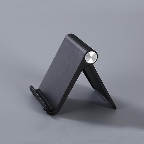 un Support De Tlphone Portable Noir, 9,8 8,6 1,9 Cm Support De Tlphone Portable Support De Tlphone Portable De Bureau Support De Smartphone Pl