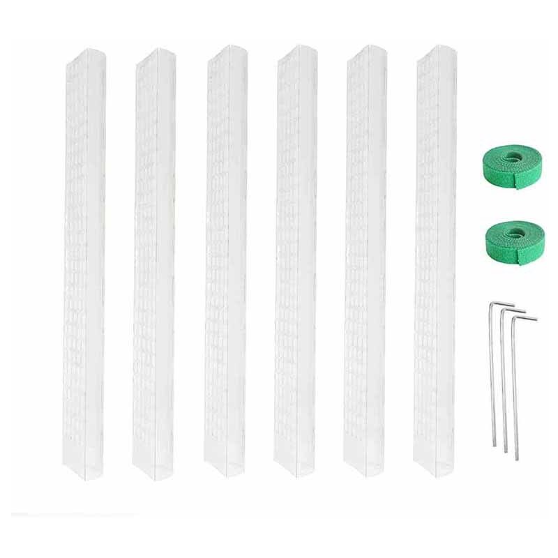 Shining House - Un Tuteur Plante Grimpante Intérieur, Poteau Tuteur Plante En Pot, Tuteurs Pour Plantes D'Intérieur En Plastique, Poteau Extensible