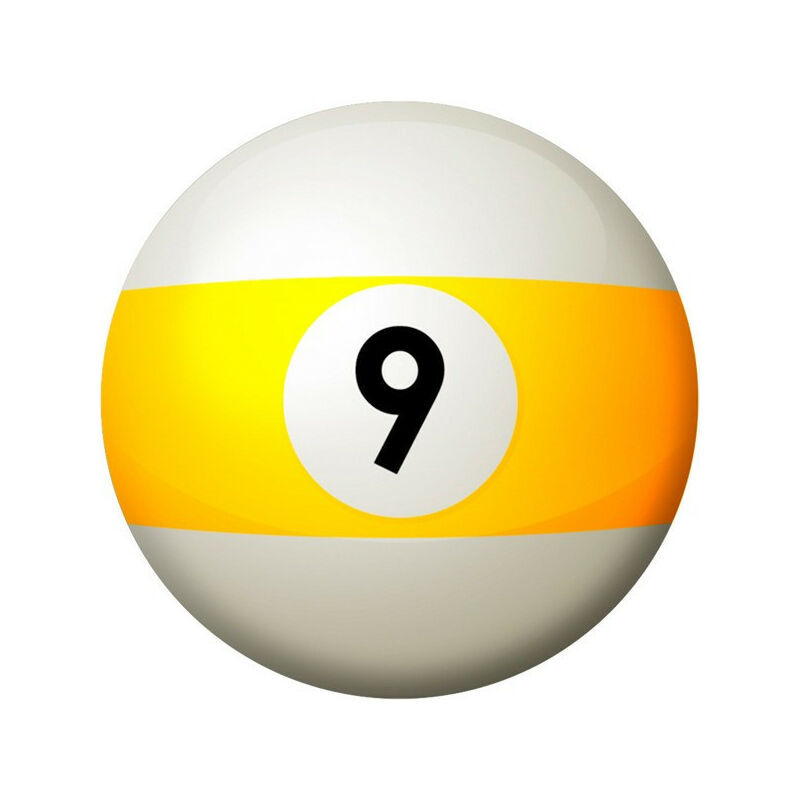 

una bola de gomaespuma en forma de bola de billar Ø 6,5 cm