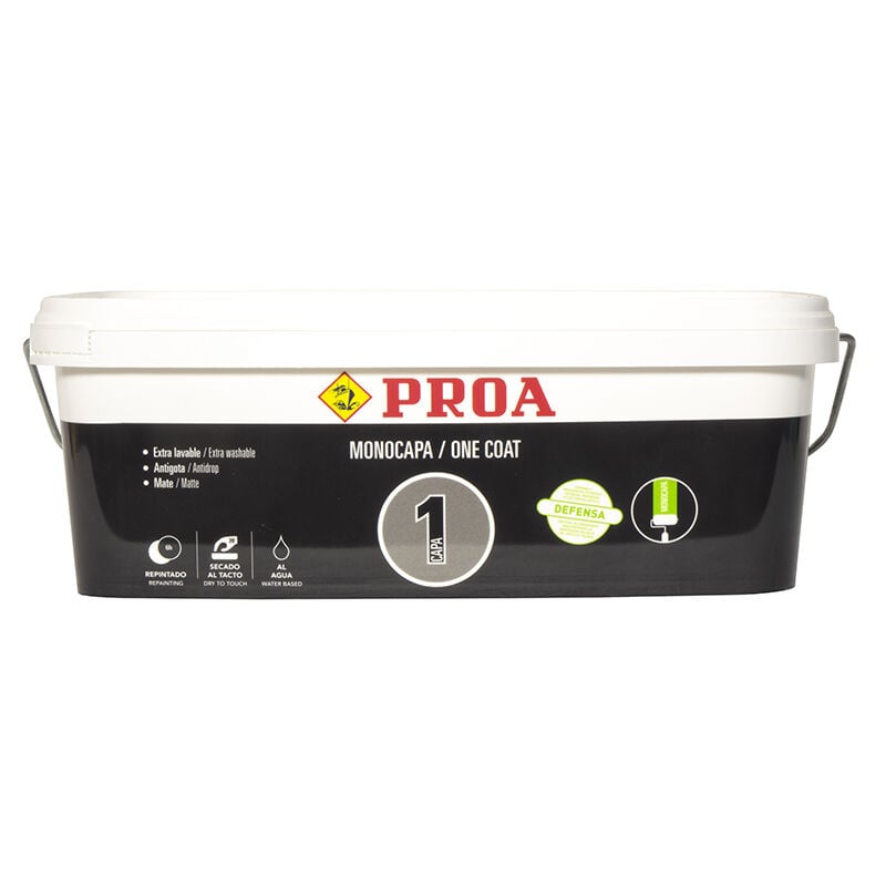 

Pintura mate interior una sola mano. Fácil aplicación . Monocapa, Salmón 2.50lts