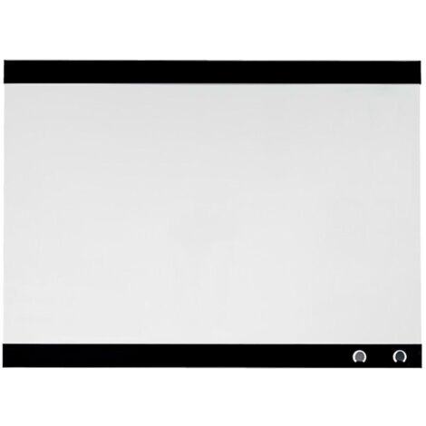 Una pizarra blanca magnética pequeña con clip para notas Nobo de 430x580 mm es un tablero de notas perfecto para anotar ideas, listas o adjuntar notas