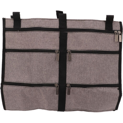 Unauffälliger Sicherheitsbügel aus strapazierfähigem 600D-Gewebe, versteckte Tasche für Reisen und Zuhause, graue Farbe, verschleißfest und wasserdicht.