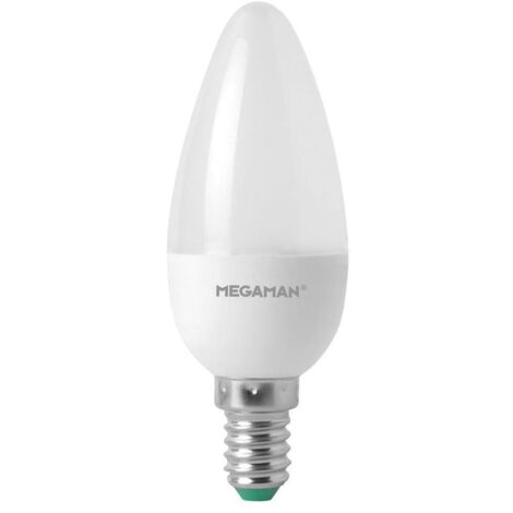 UNBEKANNT 4333164 MEGAMAN MM21042 LED EEK A+ (A++ -E) E14 KERZENFORM 3.5W = 25W WARMWEIß (Ø X L) 35MM X 100MM 1ST