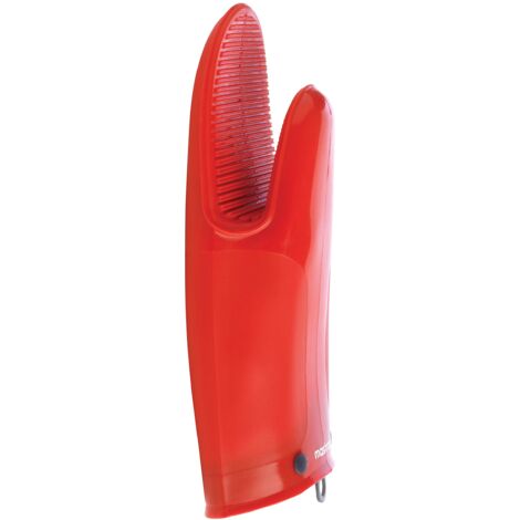 Unbekannt Mastrad F82315 - Guanto da Cucina in Silicone e Cotone, Dimensioni: 29,3 x 13 x 3 cm, Colore: Rosso