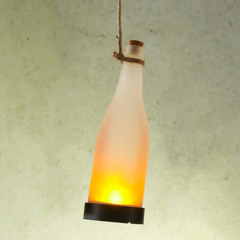 Unbekannt Solarlampe Flasche, LED Licht, Leuchte