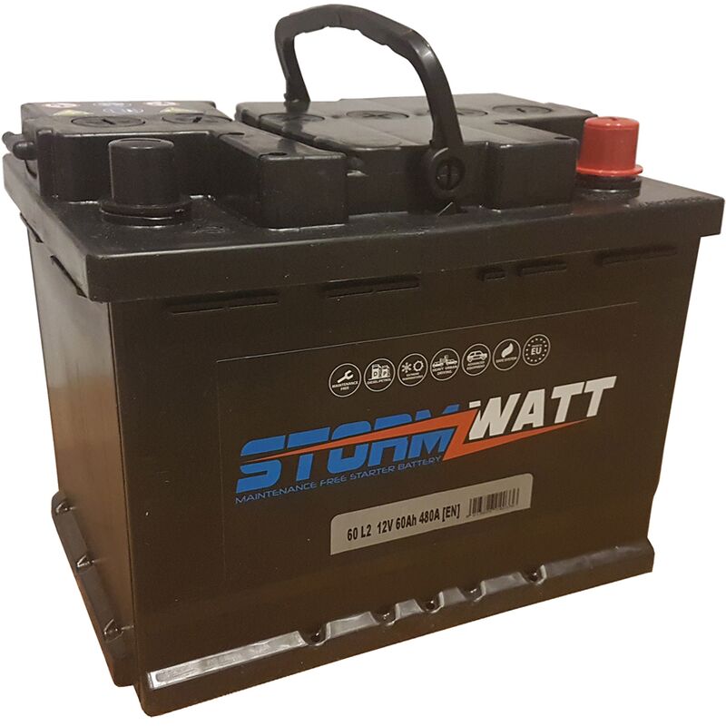 Image of Batteria per auto 50 ah 12V spunto 420A lunga durata per tutti i tipi di veicoli pronta all'uso - Stormwatt