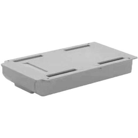 Under Desk Drawer Storage Box Security Punch Free Hidden Self Adhesive Pencil Tray Drawer for Stationery Makeup Pen S 22x11x3.5cm / 8.7x4.3x1.4in