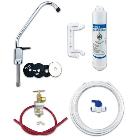 main image of "Under Sink Drinking Water Tap Filter Kit System Including Tap and Accessories (AQ)"