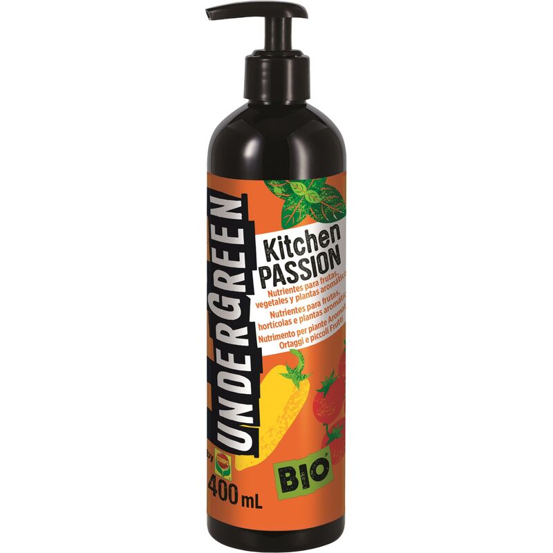 

UNDERGREEN Kitchen Passion - Nutrientes para frutas, vegetales y plantas aromáticas 400ml