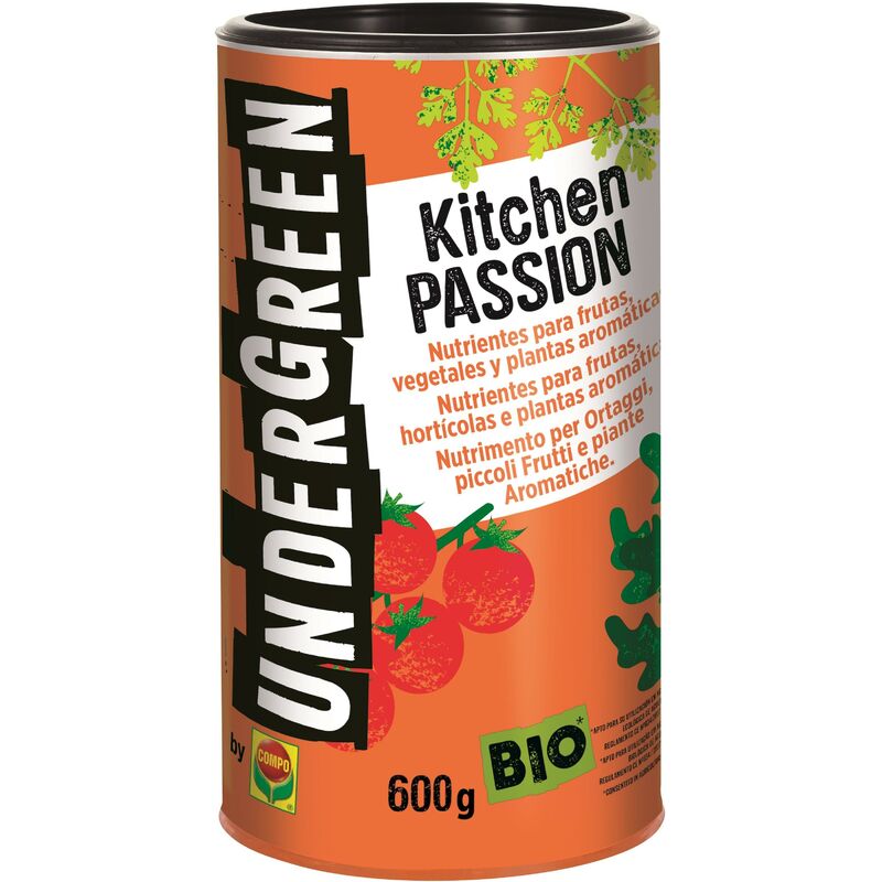 

UNDERGREEN Kitchen Passion - Nutrientes para frutas, vegetales y plantas aromáticas 600g