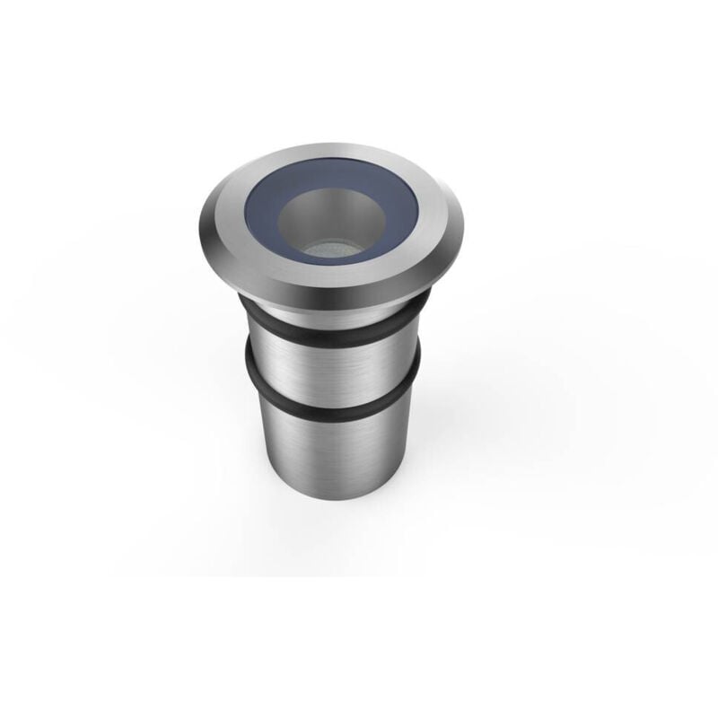 Spot led Encastrable Sol 1,3W 300lm 60° Étanche IP68 - Blanc Chaud 3000K