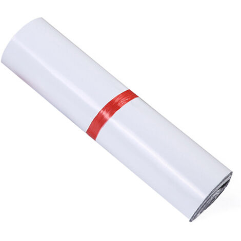Undurchsichtige weiße Versandtaschen aus Kunststoff, 100 Stück pro Packung, für Verpackungen, Pakete, Kleidung, Versandtaschen und Umschläge.