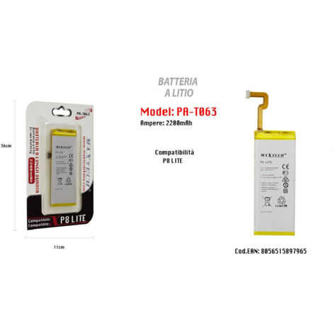Une Batterie Au Lithium Compatible Avec Huawei P8