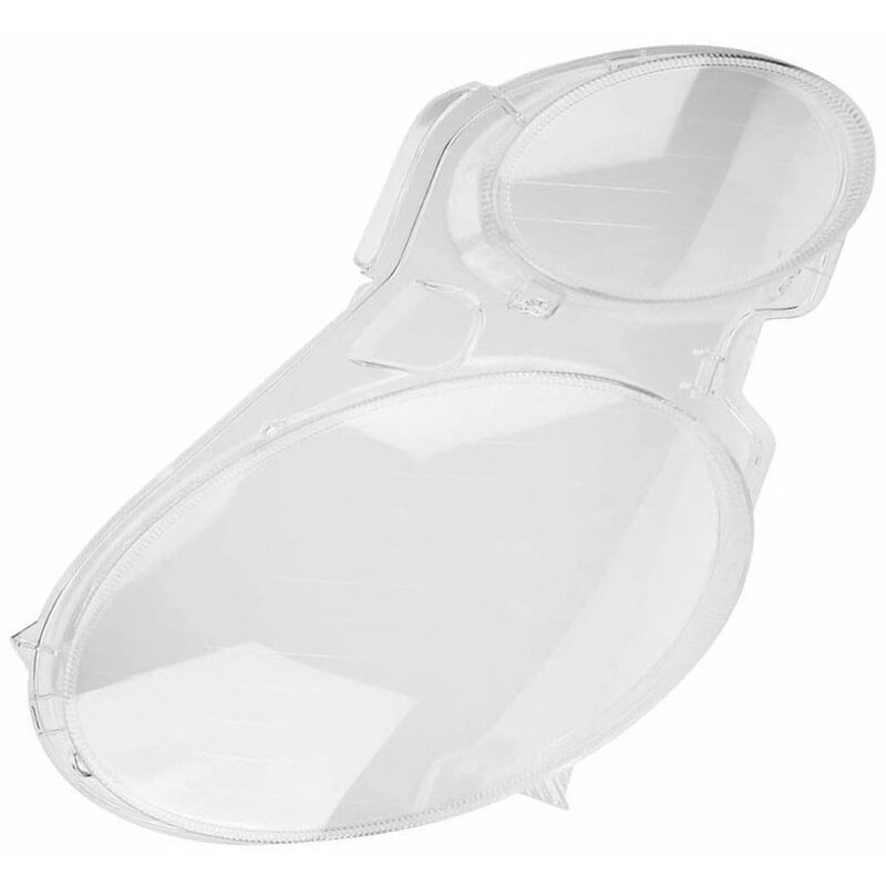 Une paire de couvercle de remplacement de lentille transparente de phare pour Benz W211 E350/300/200 2002-2008 lR - Eosnow