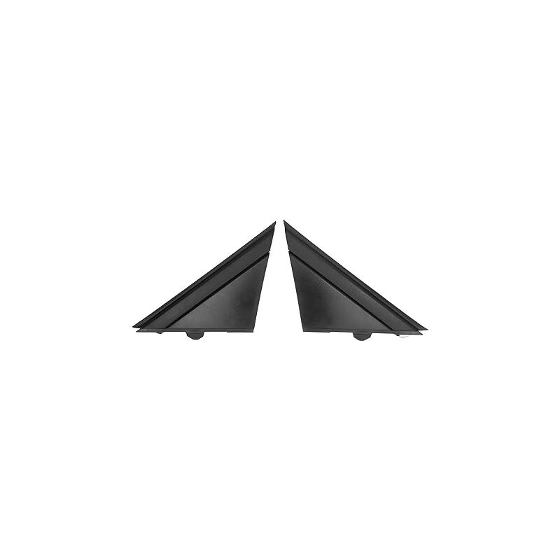 Une Paire de Couvertures de Drapeau de Rétroviseur de Porte, 1SH17KX7AA Moulure de Drapeau de Rétroviseur de Porte Décoration Noire Gauche Droite