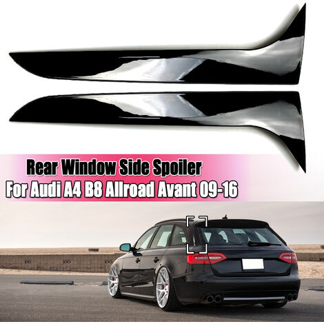 Garniture de Couverture d'aile latérale de becquet de fenêtre arrière de  Voiture d'abs pour VW Golf 6 MK6 GTI GTR GTD R R20 2008-2013 Accessoires de