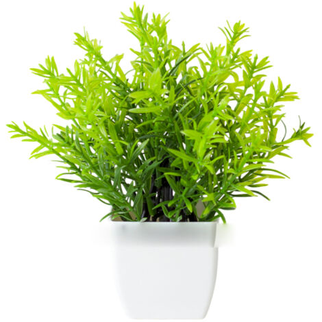 Une petite plante artificielle en pot, pour table, étagère, salle de bain - Une petite plante artificielle en pot, pour table, étagère, salle de bain